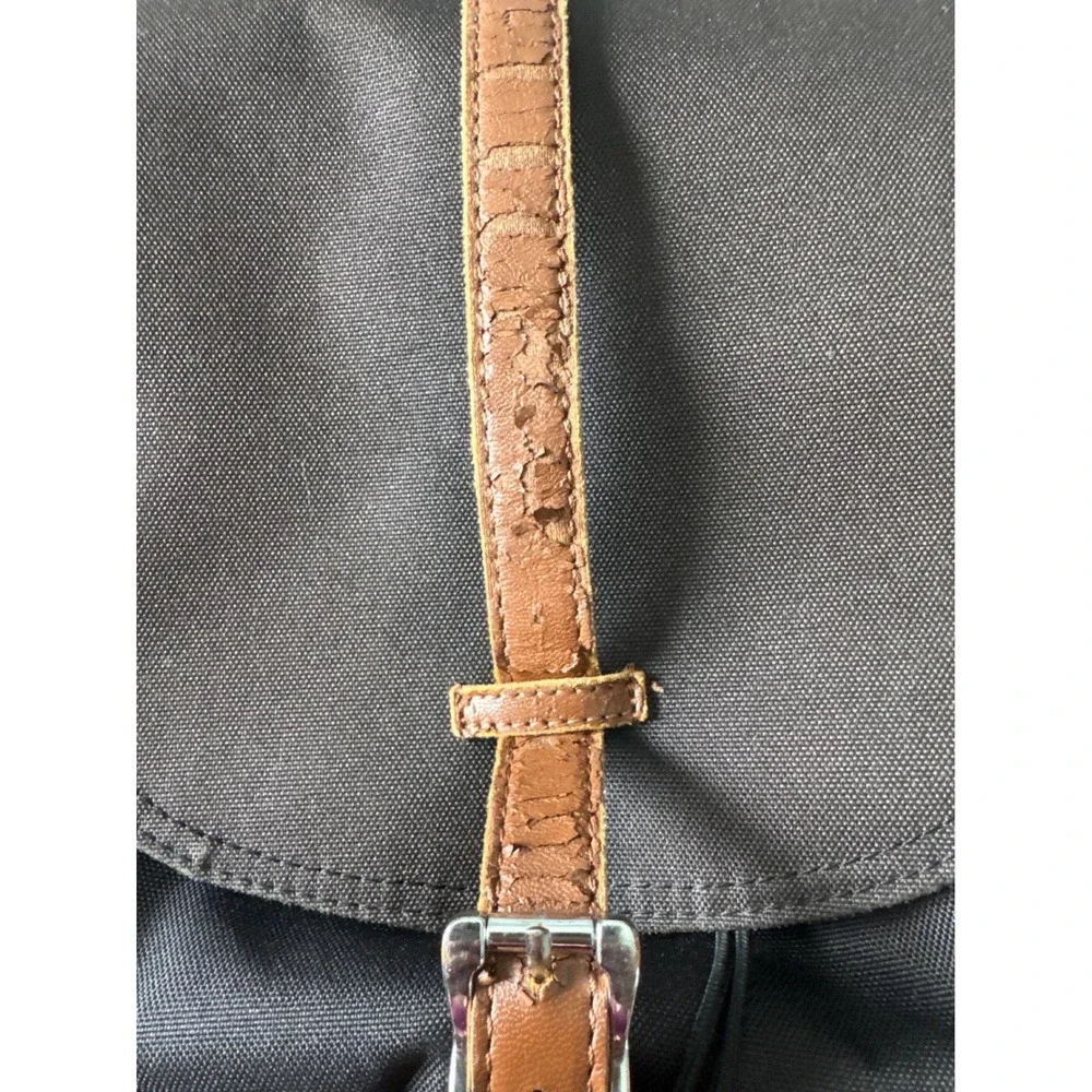 Herschel Supply Co Dawson Backpack Black Tan Canvas Laptop Bag Rucksack